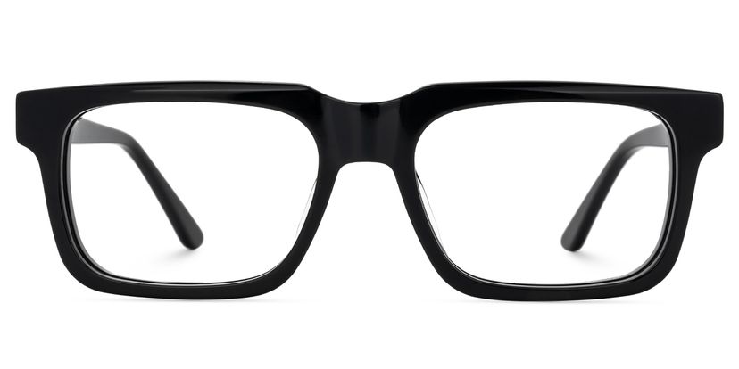 Larsen Rectangle Black Glasses