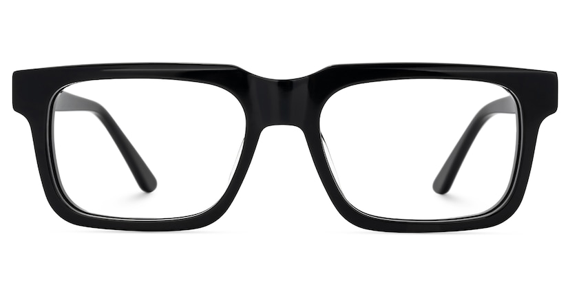 Larsen Rectangle Black Glasses