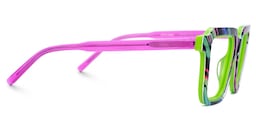 Zach Square Green Glasses2