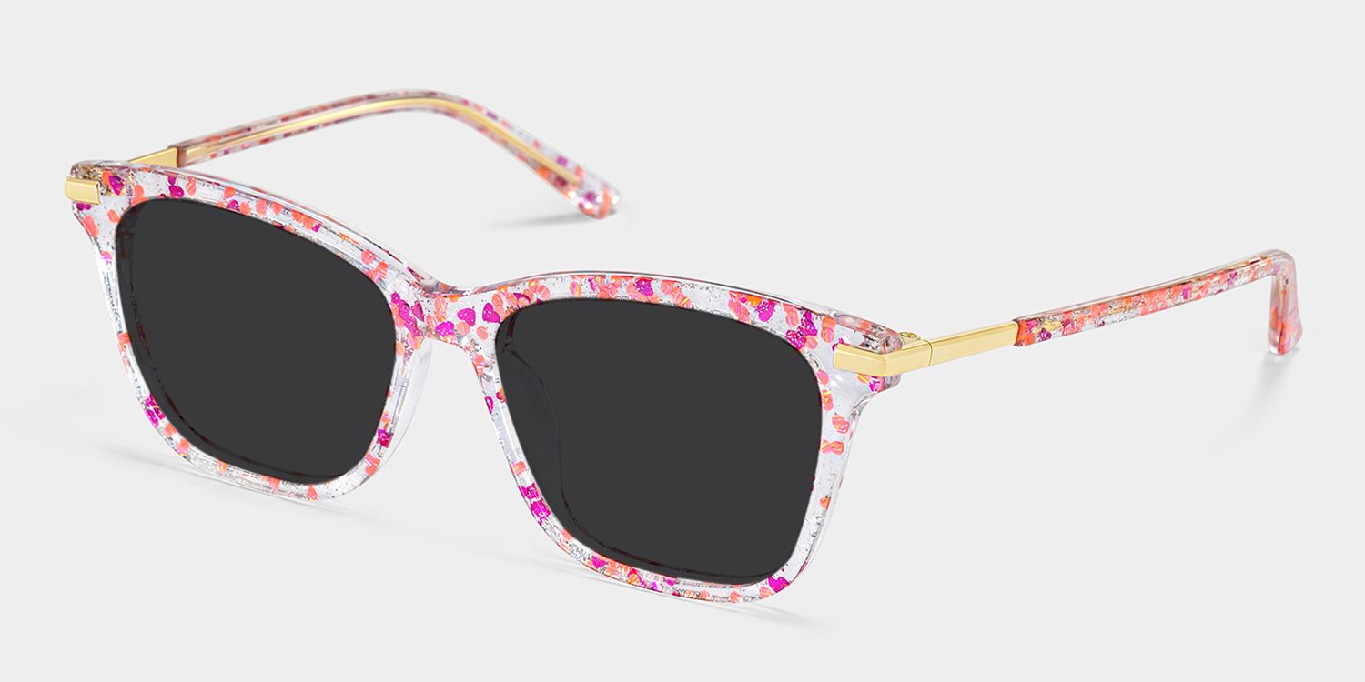 Eliot Mixed Pink Frame Sunglasses | ZEELOOL2