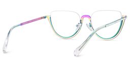 Sparkle Cateye Iridescent Glasses6