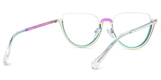 Sparkle Cateye Iridescent Glasses6