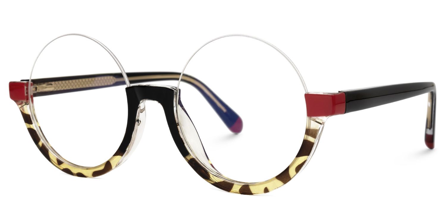 Cheril Round Tortoise Glasses1