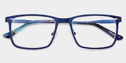 Roxana Rectangle Blue Glasses1