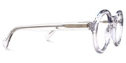 Mariam Round Clear Glasses2