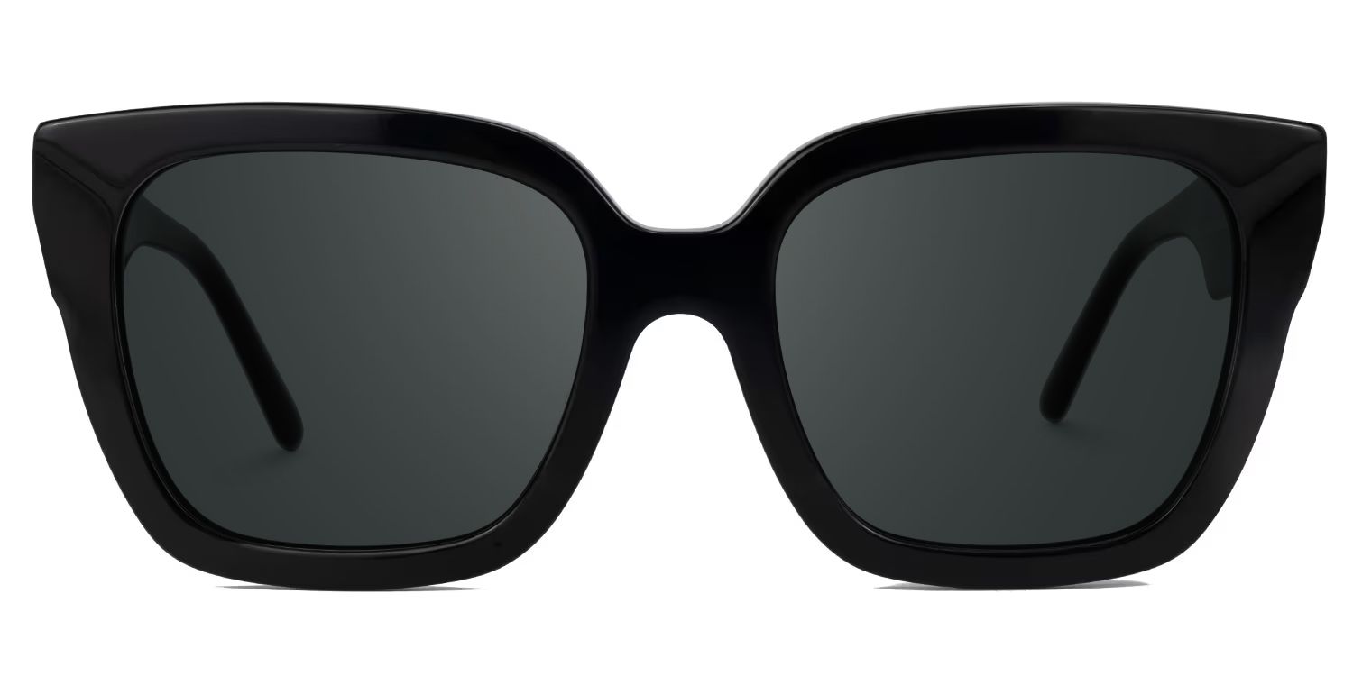 Rainna Square Black Sunglasses0