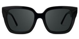 Rainna Square Black Glasses0