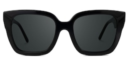 Rainna Square Black Glasses0