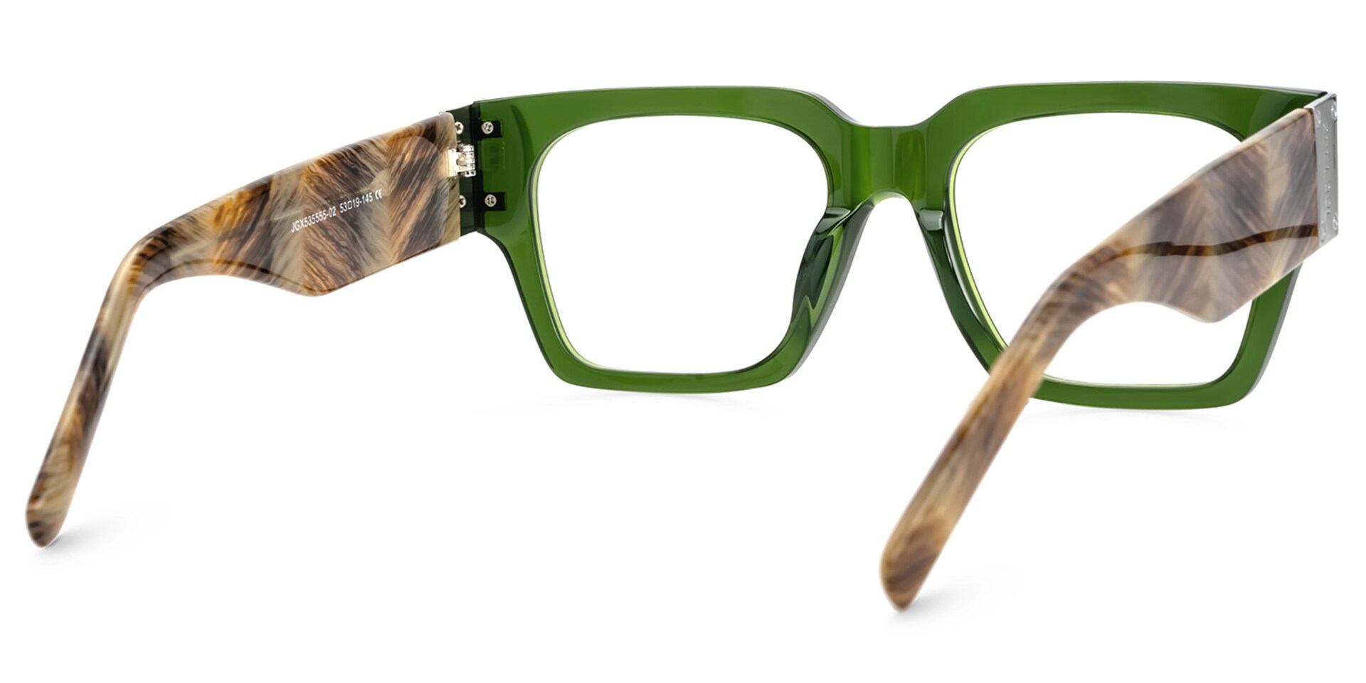 Square Dedee Green Frames Designer Glasses3