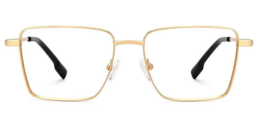 Shareef Square Gold Glasses