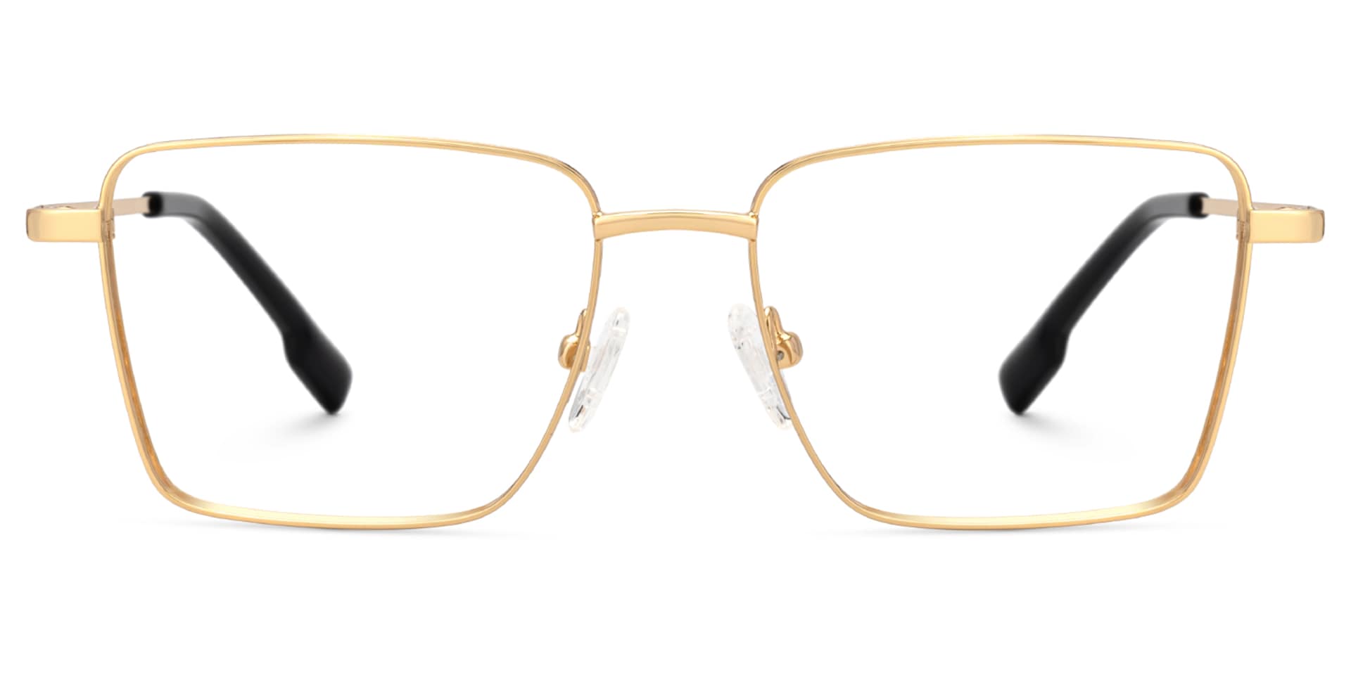 Men's Metal Eyeglasses Frames With Square Shape1