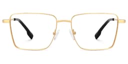 Shareef Square Gold Glasses1
