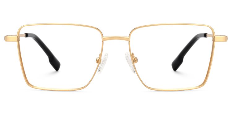 Shareef Square Gold Glasses