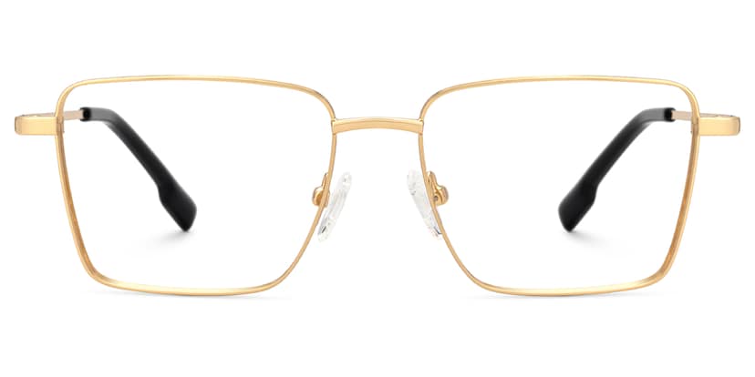 Shareef Square Gold Glasses