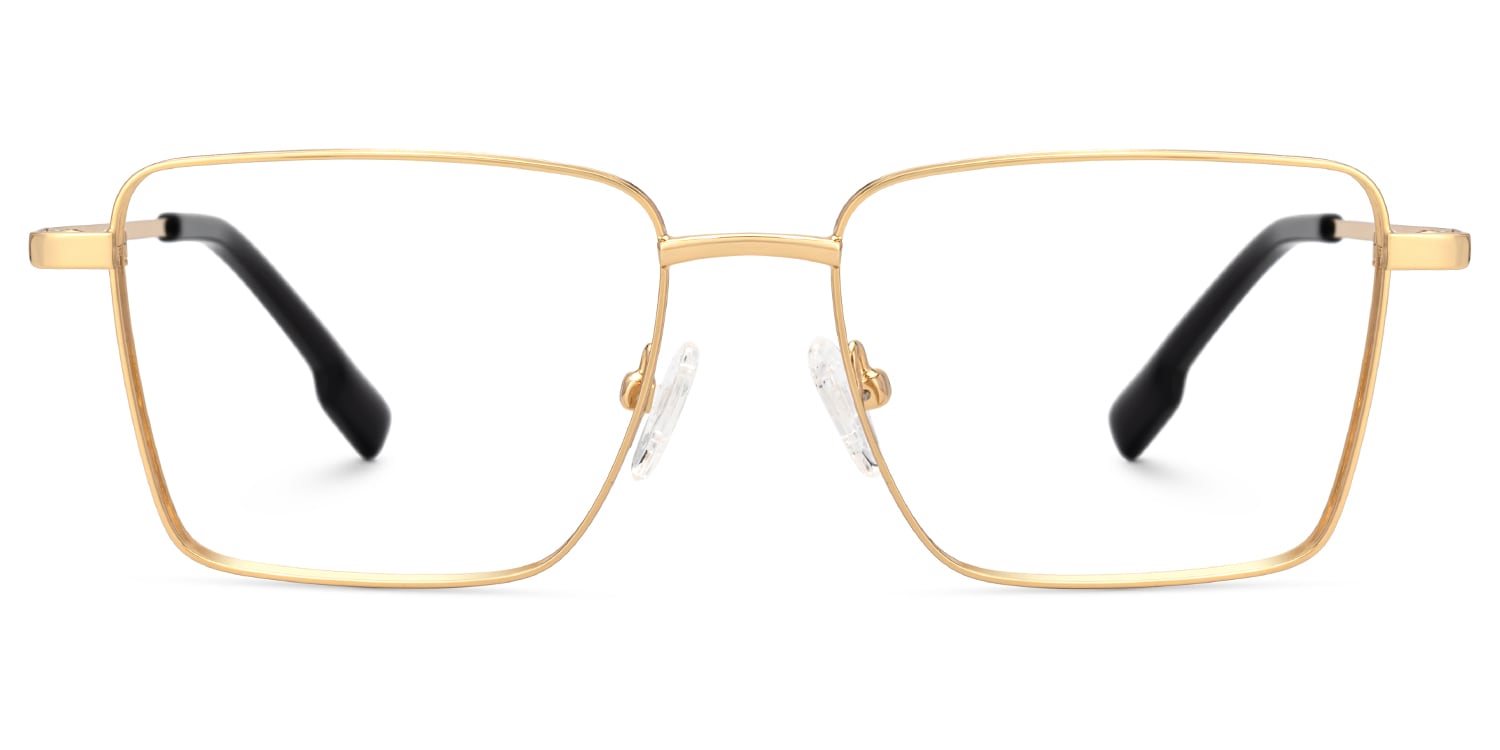 Shareef Square Gold Glasses