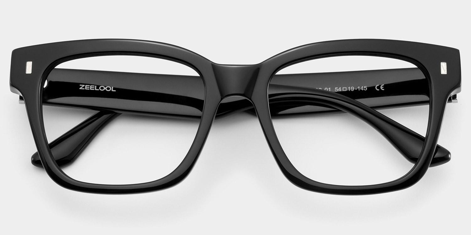 Pride Square Black Glasses
