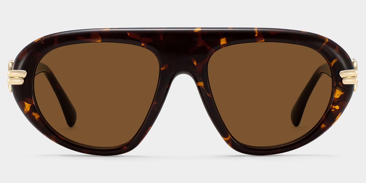 Aveline Tortoise Aviator Prescription Glasses for Women | ZEELOOL0