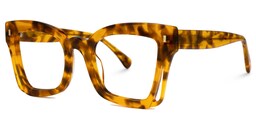 Dayana Square Tortoise Glasses1