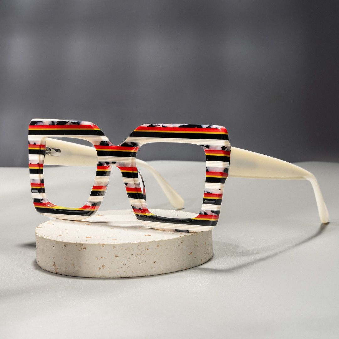 Beitané Thick Square Frame Glasses | Zeelool0