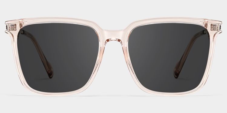 Zeyna Square Beige Glasses