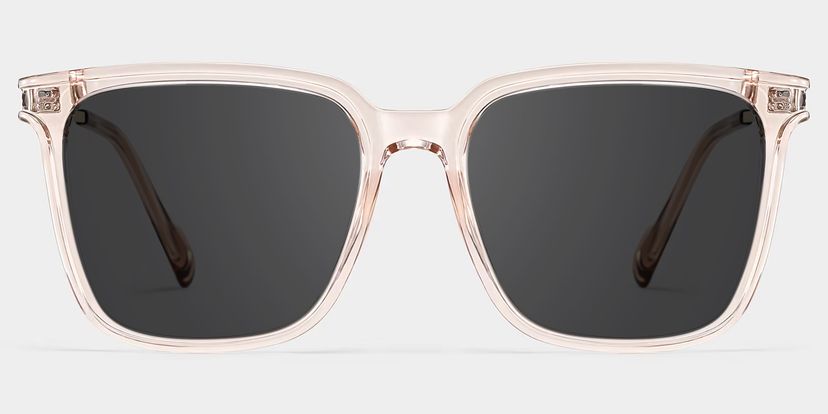 Zeyna Square Beige Glasses