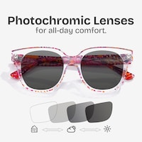 Jett Square Red Crystal Glasses7