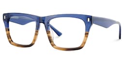 Brookins Rectangle Blue Brown Glasses3