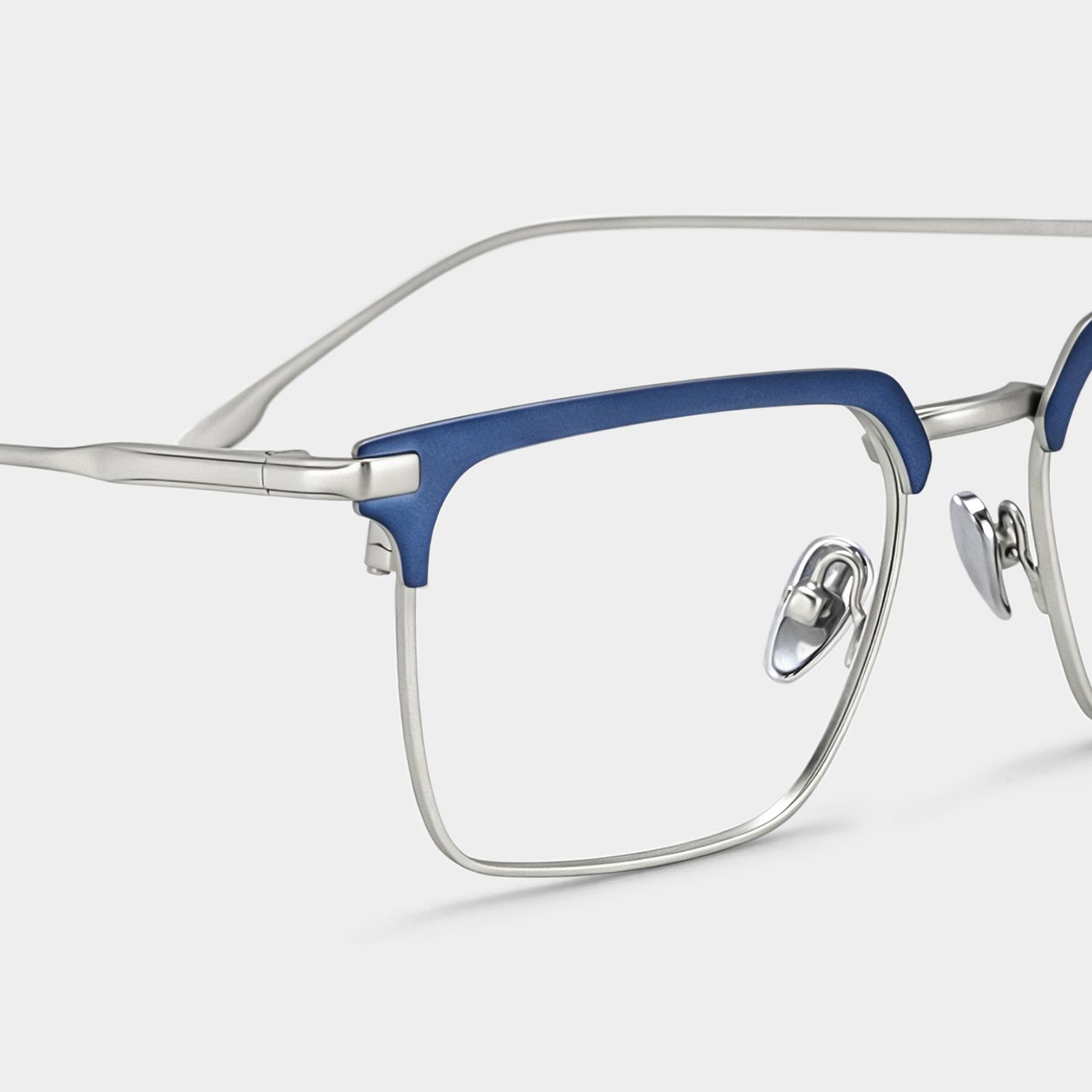 Addison Blue Browline Eyeglasses in Classic Style | ZEELOOL4
