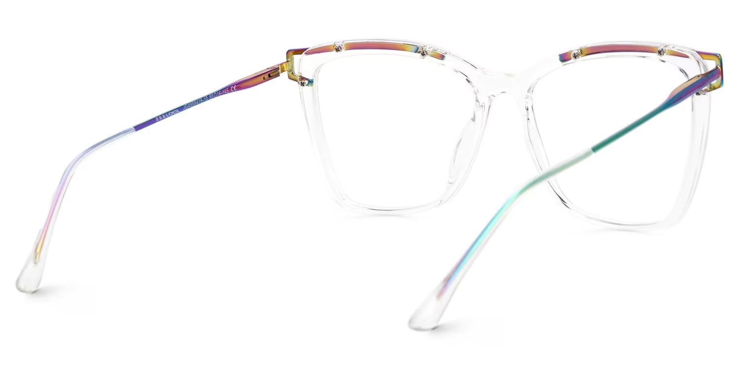 Square Krystle Crystal Eyeglasses deals -Zeelool3