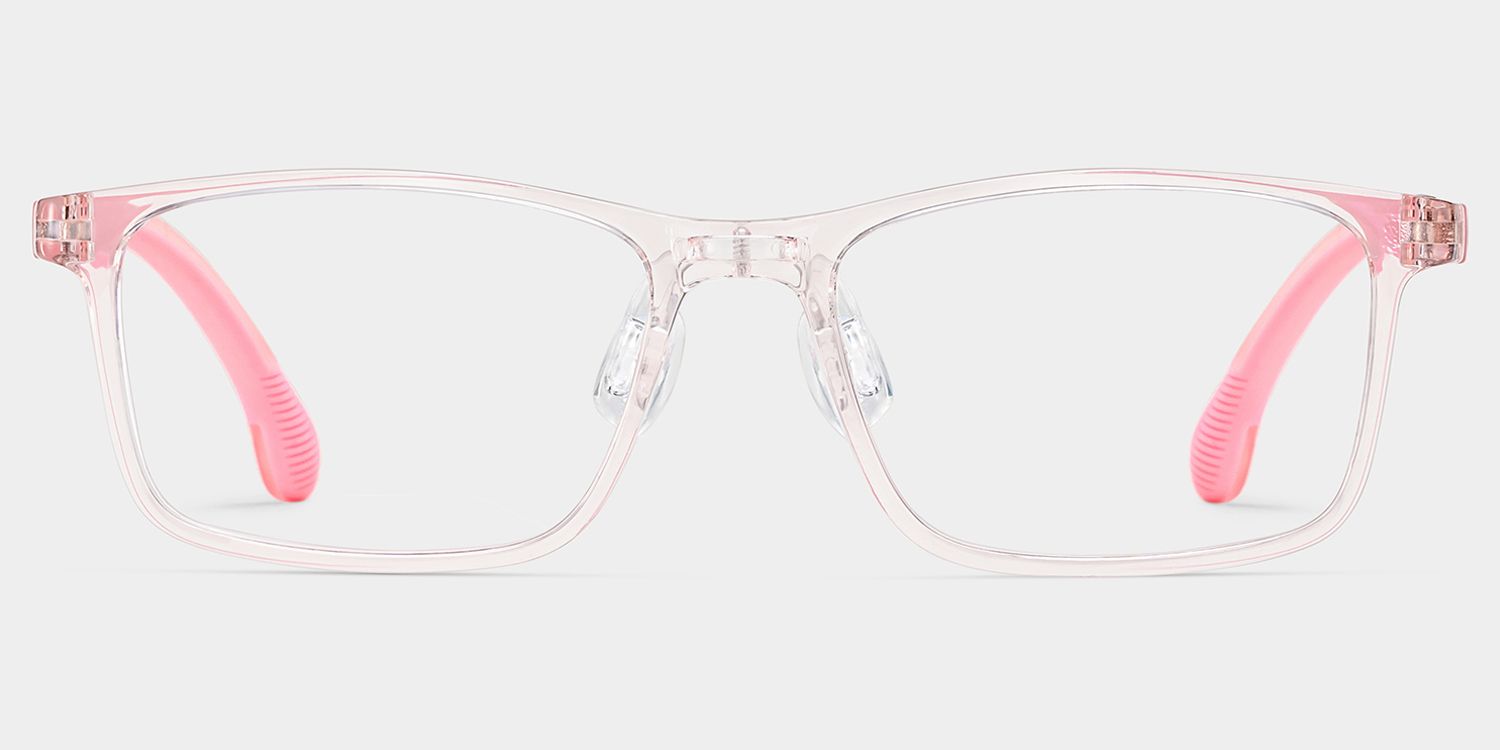 Sunny Rectangle Pink Frame Eyeglasses for Tween1