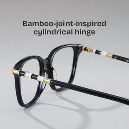 Delilah Square Black Glasses4