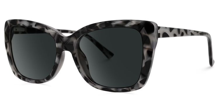 Edna Cateye Gray-Tortoise Glasses