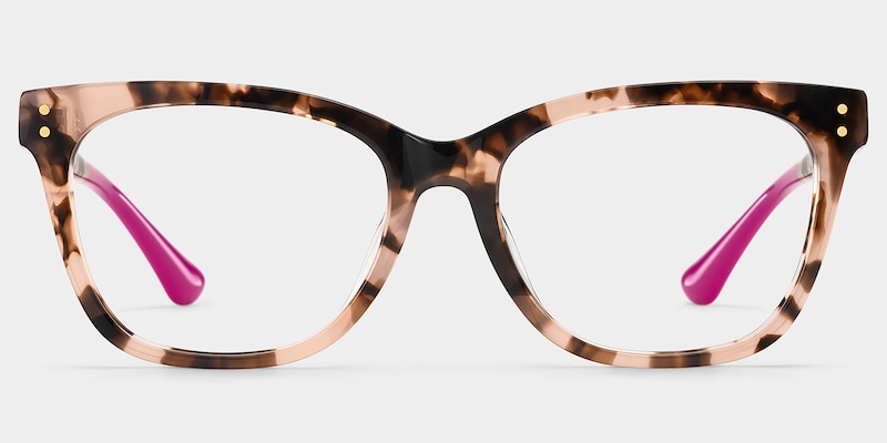 Vivienne Rectangle Pink Glasses good-img