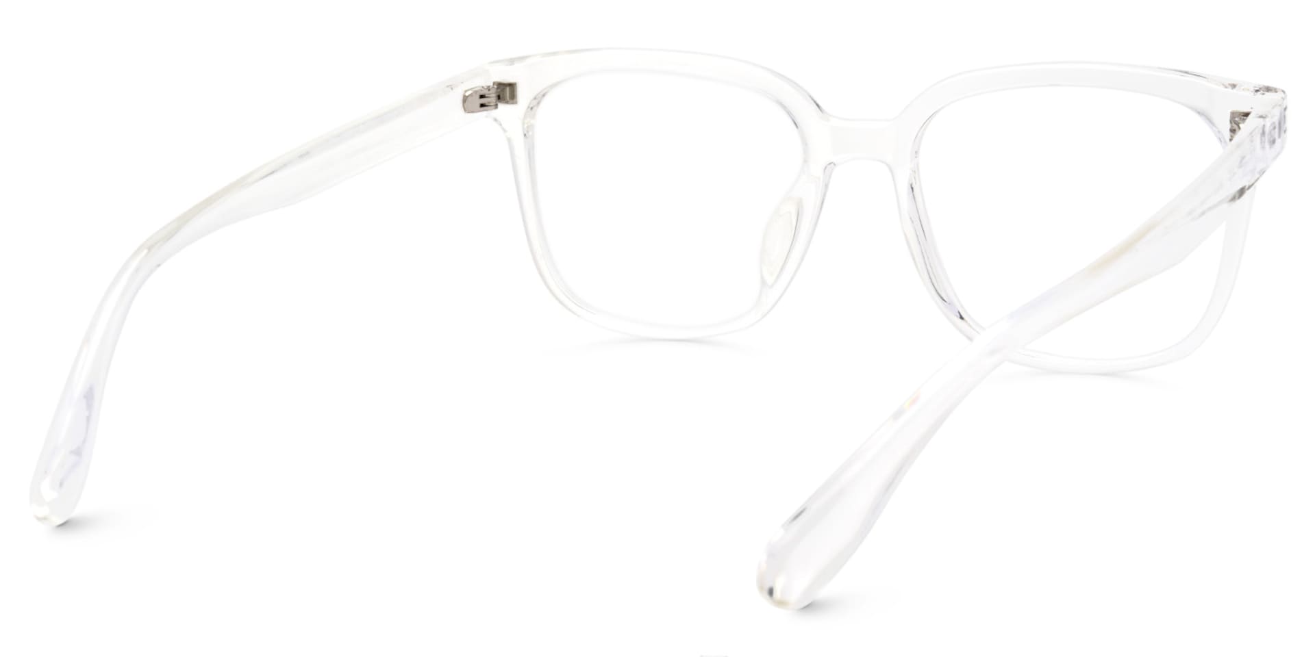 Oglesby Square Blue Light Blocking Glasses Crystal Frame | Zeelool3