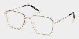 Ashley Gold Square Glasses3
