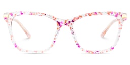 Eliot Rectangle Pink Glasses1