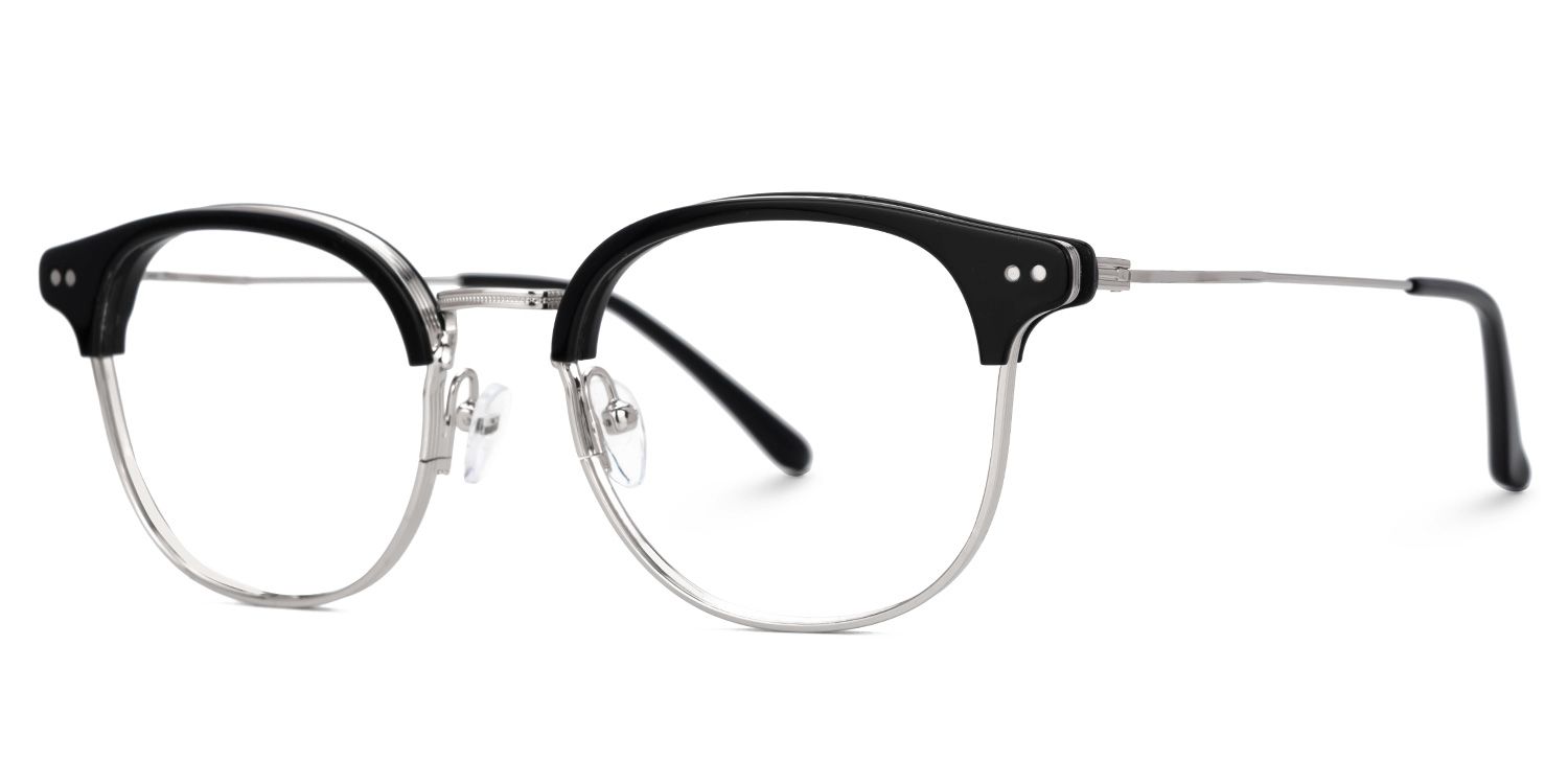 Marcelin Black Thin Frame Glasses for Men | Zeelool1