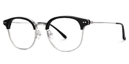 Marcelin Oval Black Glasses1