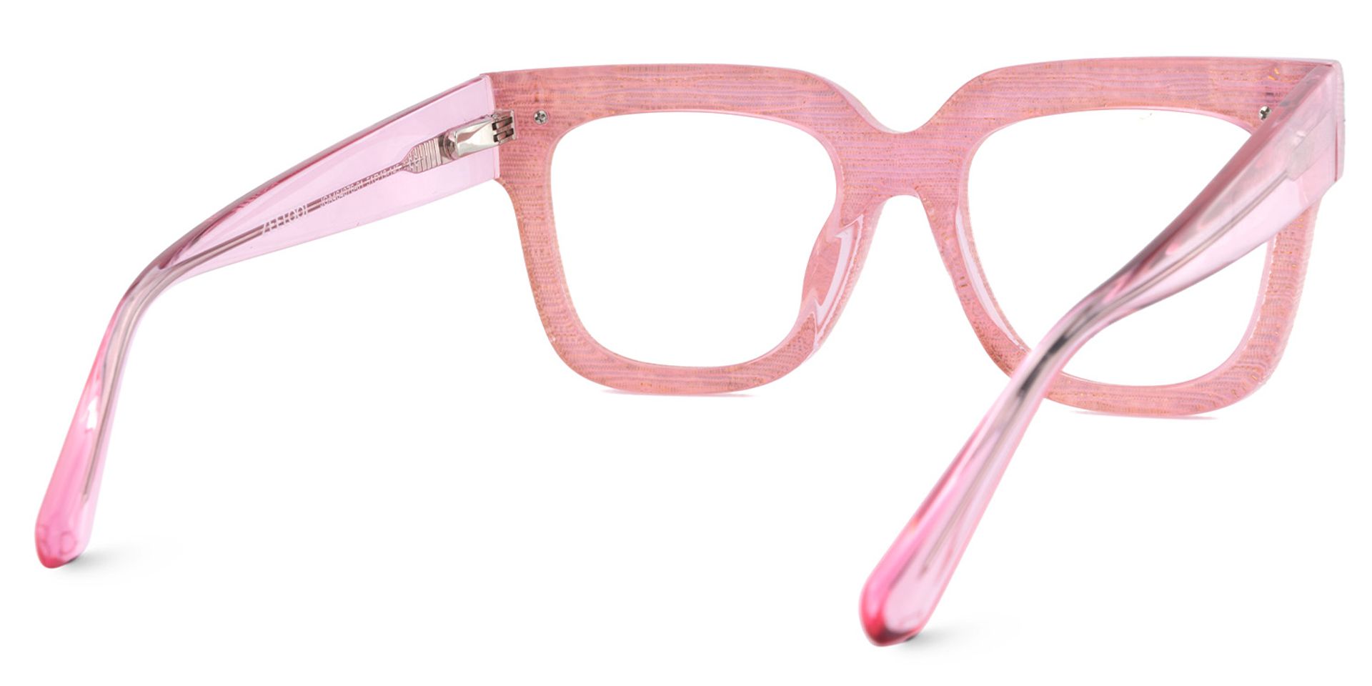 Teresita Thick Blue Denim Glasses in Square Design | Zeelool5