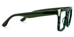 Shernia Square Green-Floral Glasses2