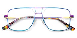 Bowdry Aviator Iridescent Glasses2