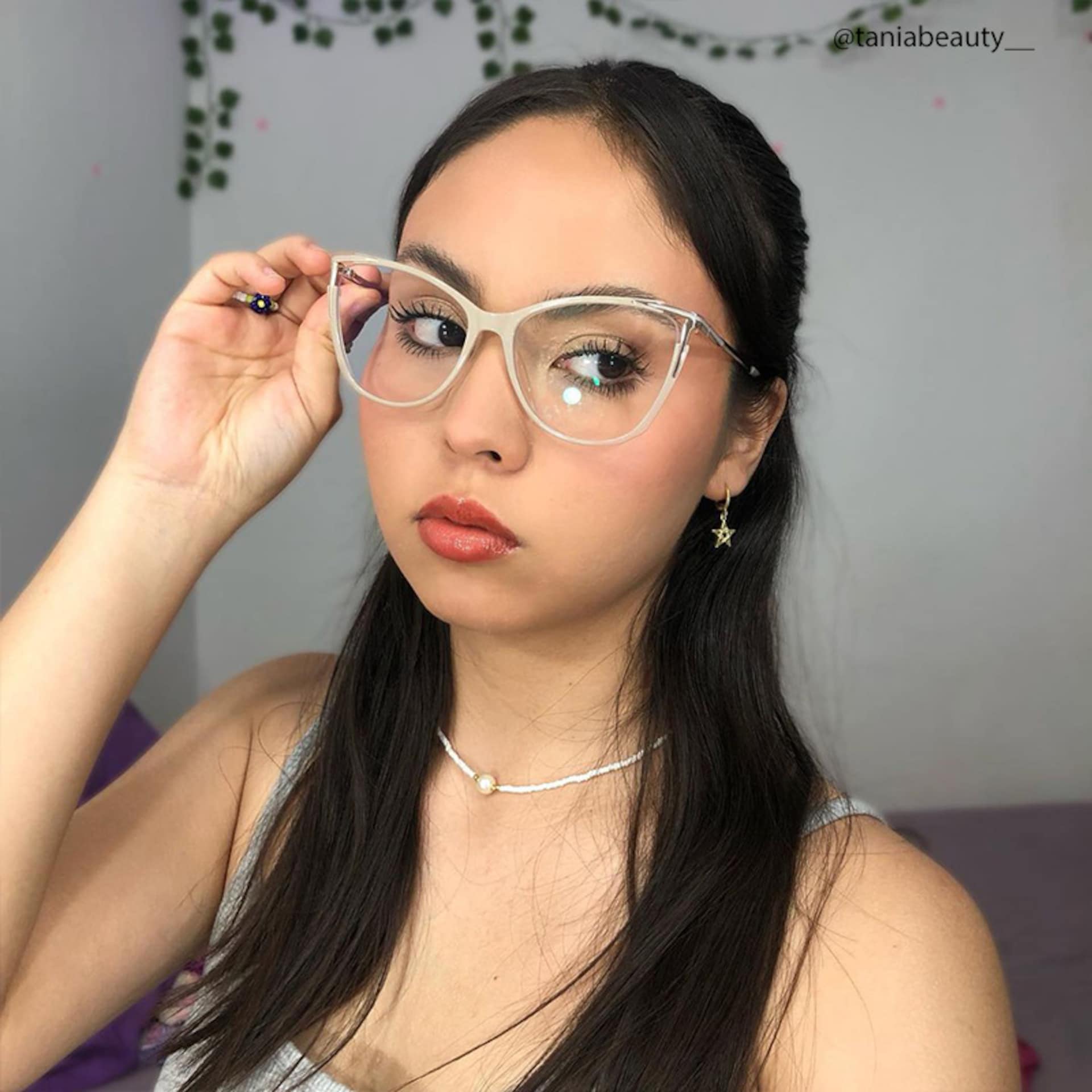 Yomary Cateye Khaki EyeGlasses | Zeelool Optical7