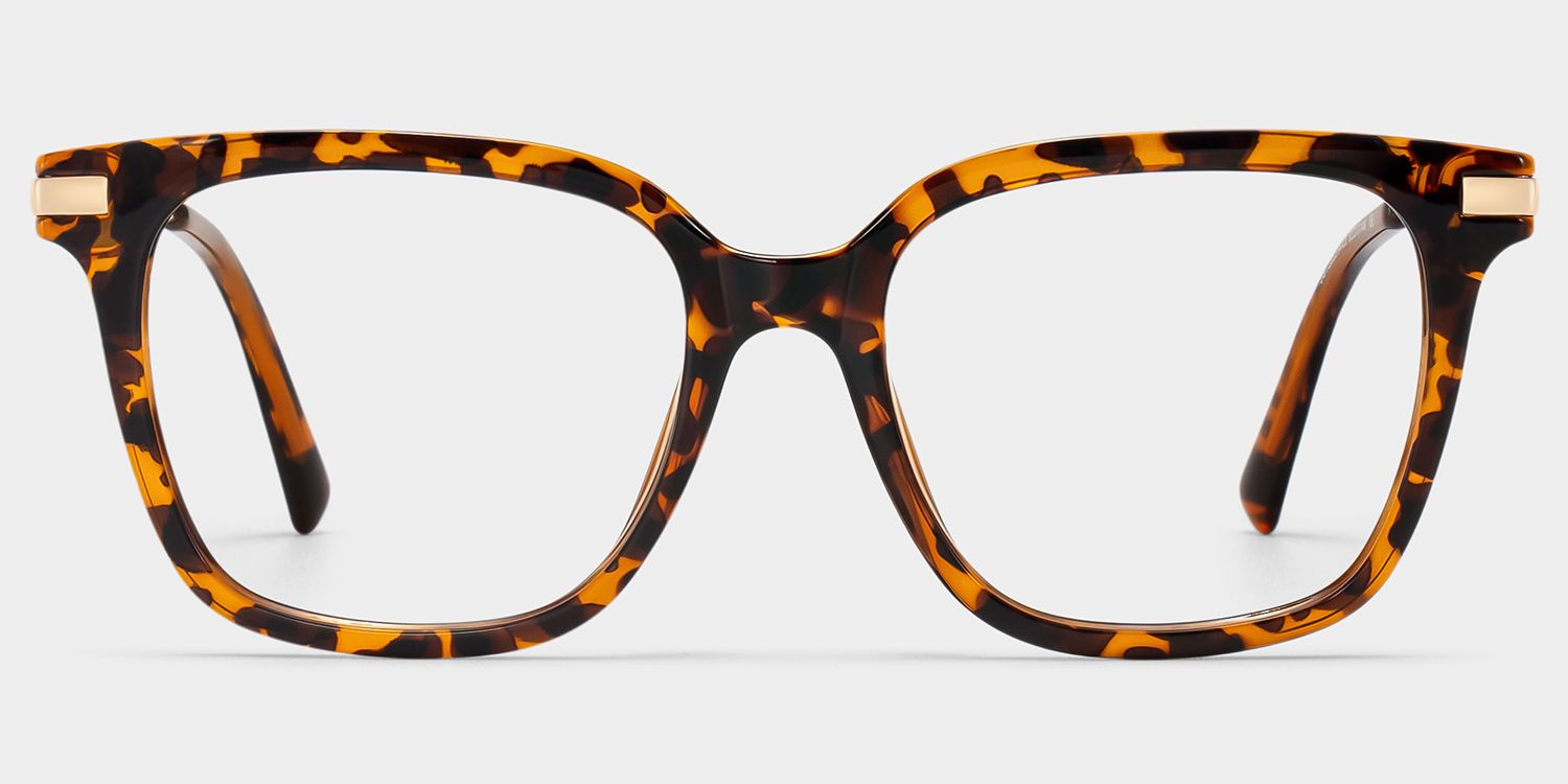 Jacqui Square Tortoise Frame Glasses | ZEELOOL0