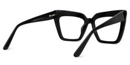 Barnes Cateye Black Glasses3