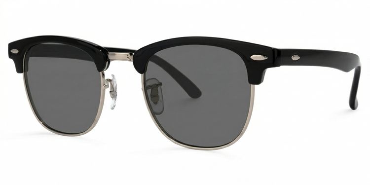Hacker Browline Black Glasses