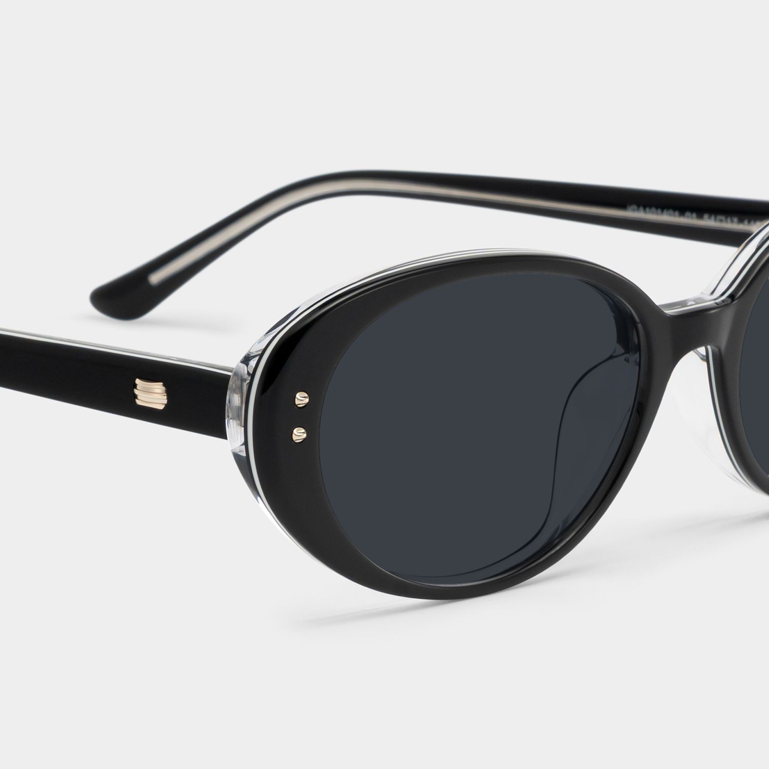 Lennon Oval Black Sunglasses for Women & Men | ZEELOOL5