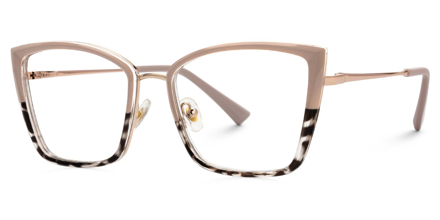 Mariie Butterfly Two-Tone Full-Frame Glasses | Zeelool1
