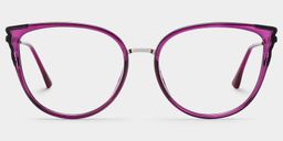 Estrada Cateye Purple Glasses0