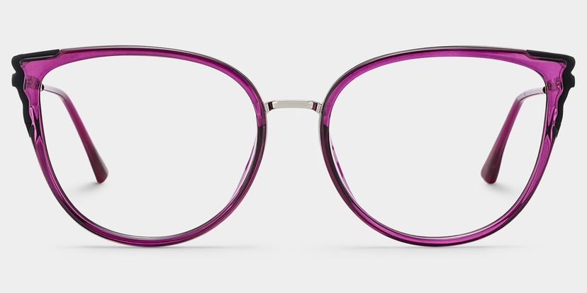 Estrada Cateye Purple Glasses