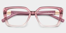 Emery Two-tone Square Glasses2